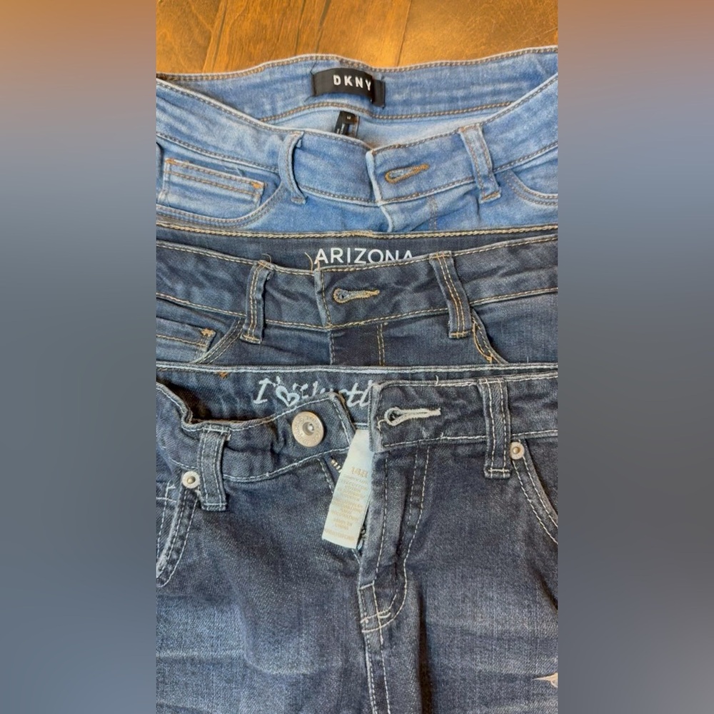 Lot of Girls 12/14 DKNY Arizona & Justice l Shorts - Picture 2 of 2